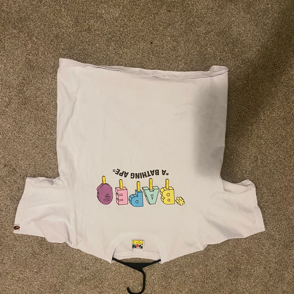 BAPE White Graphic T-Shirt